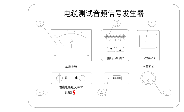 电缆测试音频信号发生器